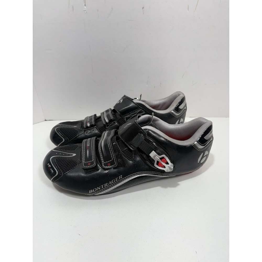 Beautiful Bontrager Race DLX Cycling Road Bike Shoes Size 13 Black‎  Red Shoes